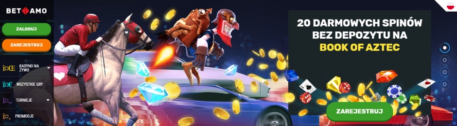 Darmowe spiny bez depozytu na Book of Aztec w Kasynie Betamo