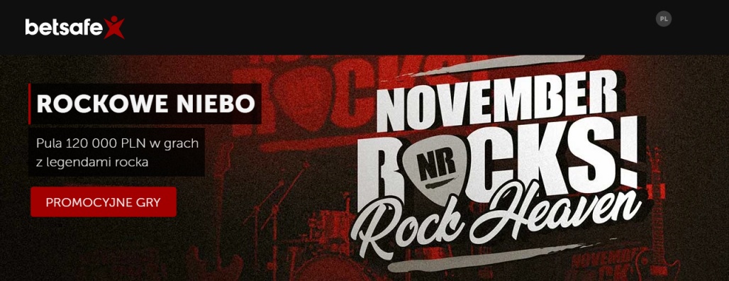 Loteria Rockowe Niebo to najnowsza promocja w Kasynie Betsafe