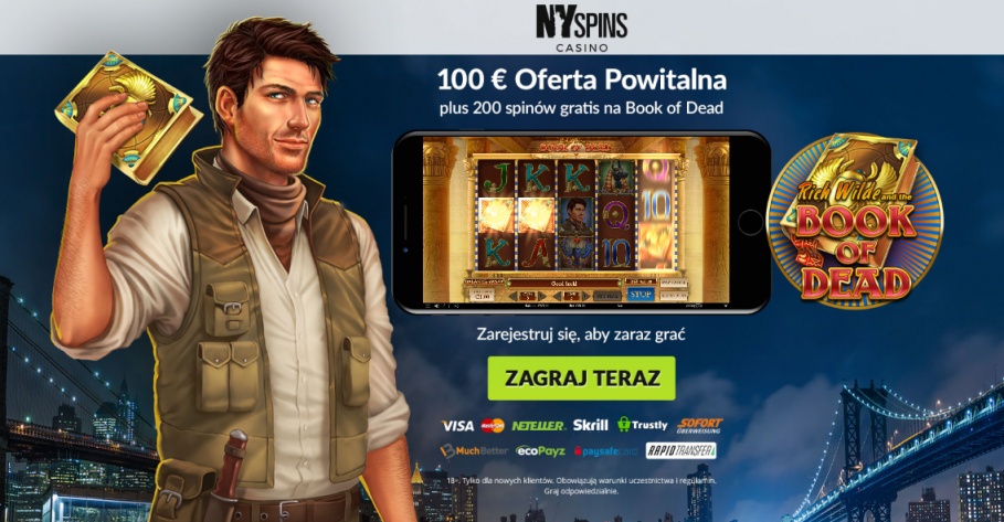 Odbierz bonus powitalny i free spins w NY Spins
