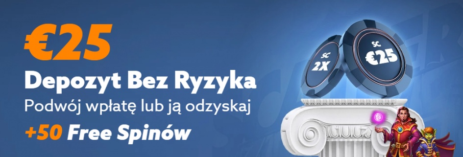 Podwój wpłatę lub ją odzyskaj. Tylko w Scatters Casino!