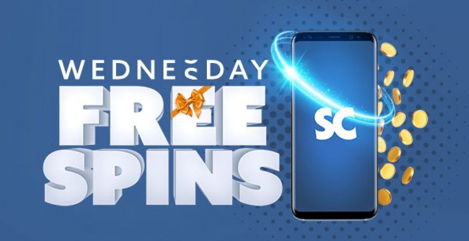 W każdą środę można zgarnąć darmowe spiny w Scatters Casino